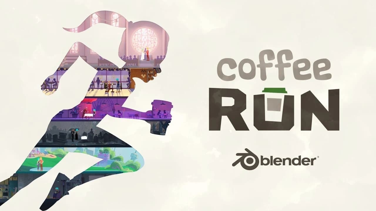 Poster Coffee Run