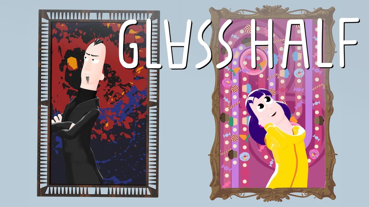Poster Glass Half